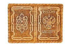 Cover For Russian Passport Stock Photography Cover For Russian Passport Stock Photography