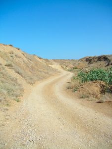 Sandy Road. Royalty Free Stock Image Sandy Road. Royalty Free Stock Image