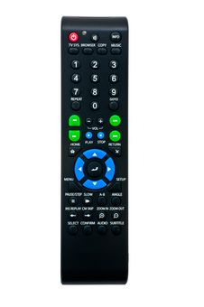 Modern Remote Control Isolated On White Background Royalty Free Stock Photos