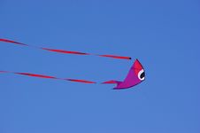 Fish-shaped Kite Against Blue Sky Stock Photography Fish-shaped Kite Against Blue Sky Stock Photography