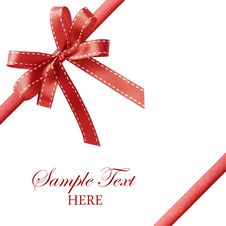 Shiny Red Satin Ribbon On White Background Royalty Free Stock Photo Shiny Red Satin Ribbon On White Background Royalty Free Stock Photo