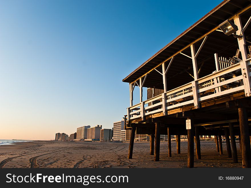 Sunrise On The Beachfront