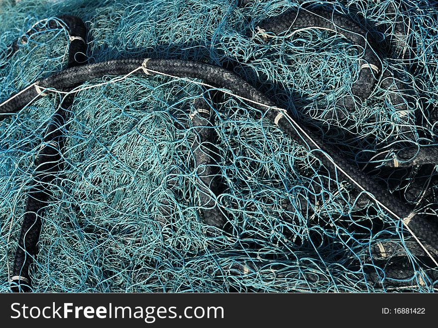 Fishnet On The Shore