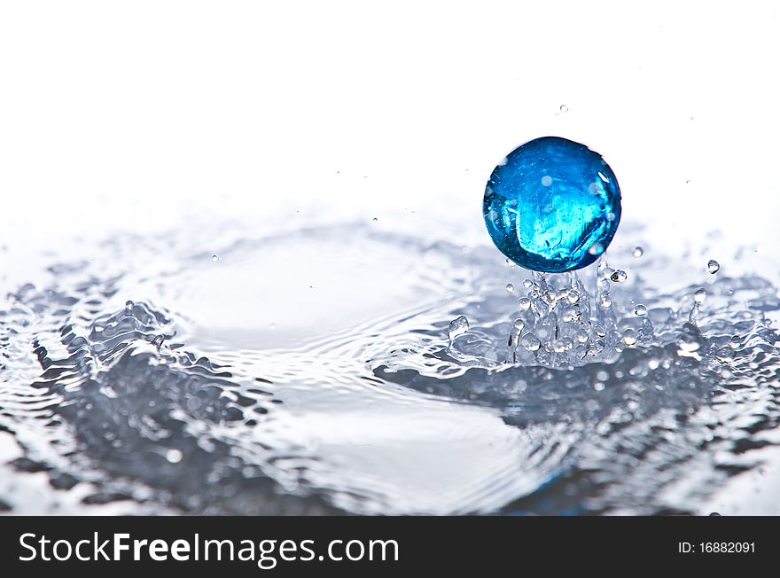 Water splahes on white background. Water splahes on white background