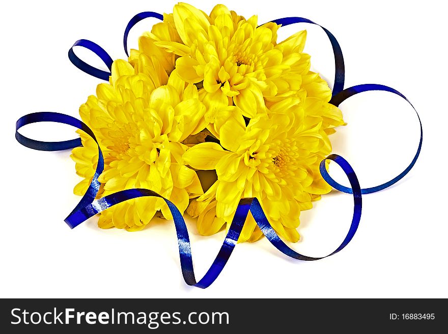 Yellow Bouquet With A Tape