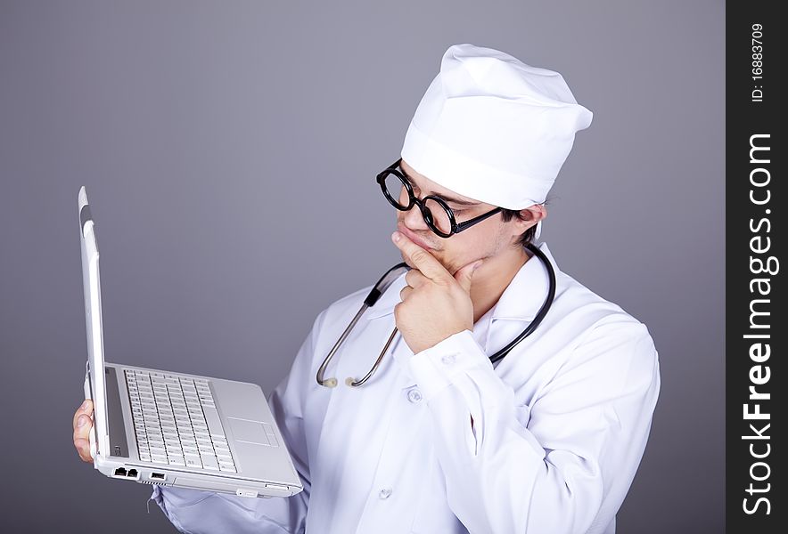 Young Doctor With Notebook