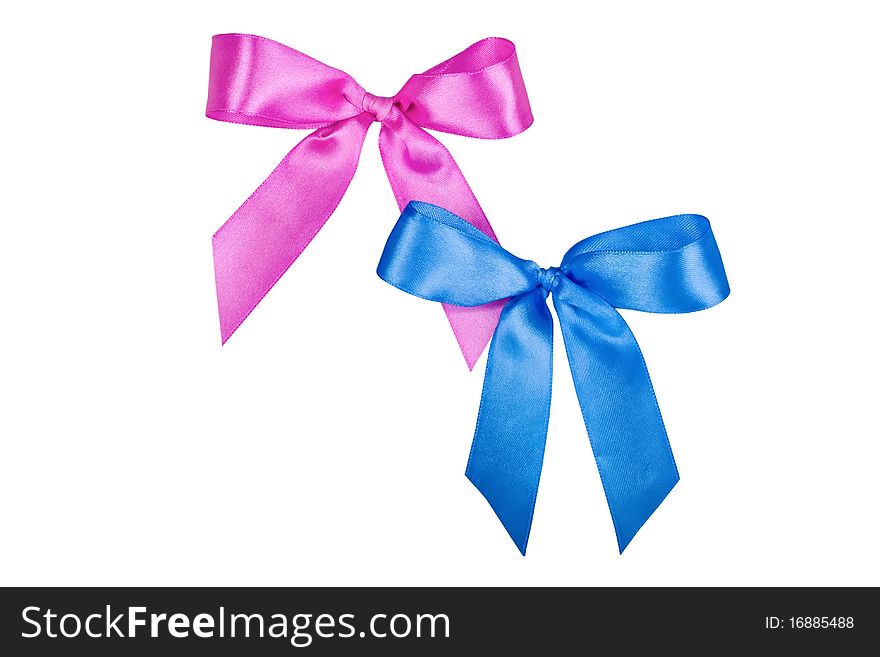 Pink And Blue Bows