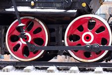 Locomotive Wheel Royalty Free Stock Photo Locomotive Wheel Royalty Free Stock Photo