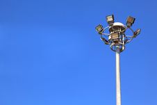 Spotlights Post Royalty Free Stock Photo Spotlights Post Royalty Free Stock Photo