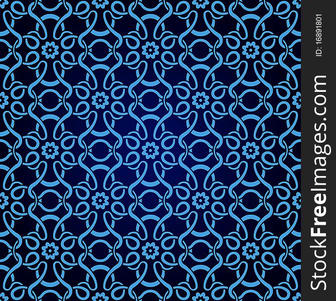 Blue seamless wallpaper for design
