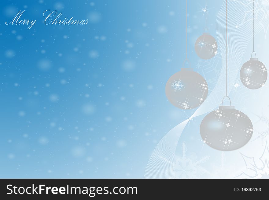 Abstract Christmas Decoration Background