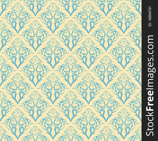 Floral pattern  illustration element for design. Seamless. EPS 8. Floral pattern  illustration element for design. Seamless. EPS 8
