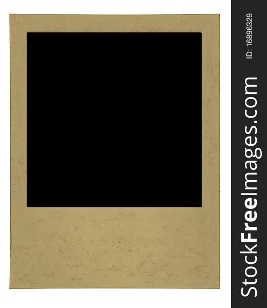 A very dirty polaroid texture with space where you can add image or text.