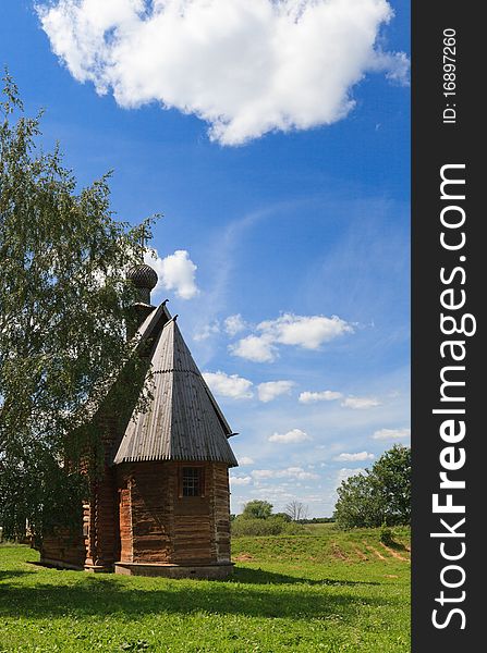 Old wooden russian house