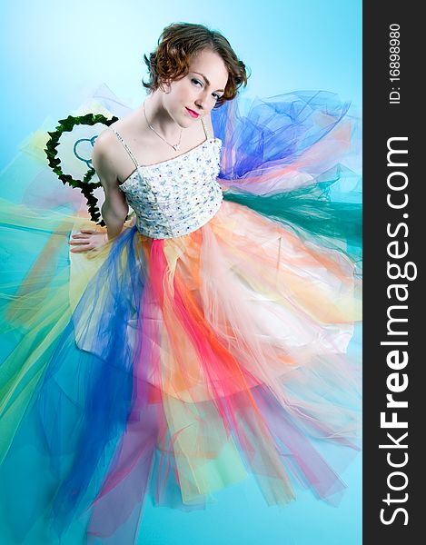 Woman Wearing Fairy Costume