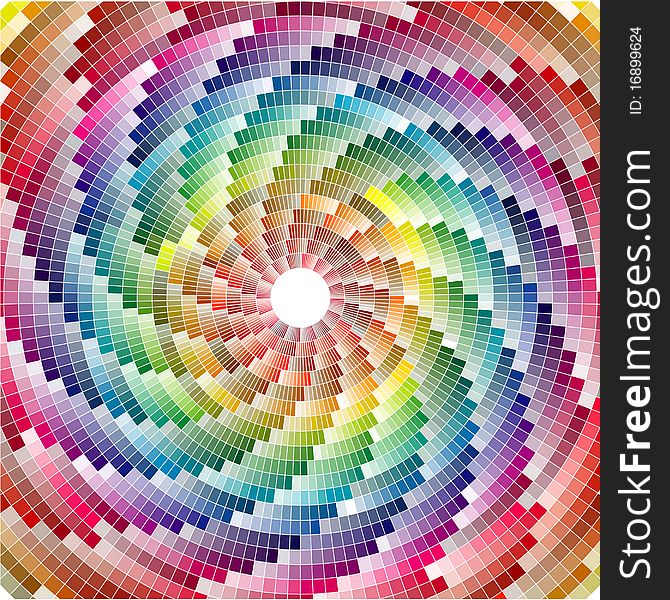 Abstract swirl/grid background with rainbow colors. Abstract swirl/grid background with rainbow colors