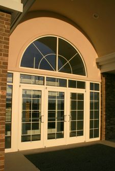 Sundown Church Doors 2 Stock Photos Sundown Church Doors 2 Stock Photos