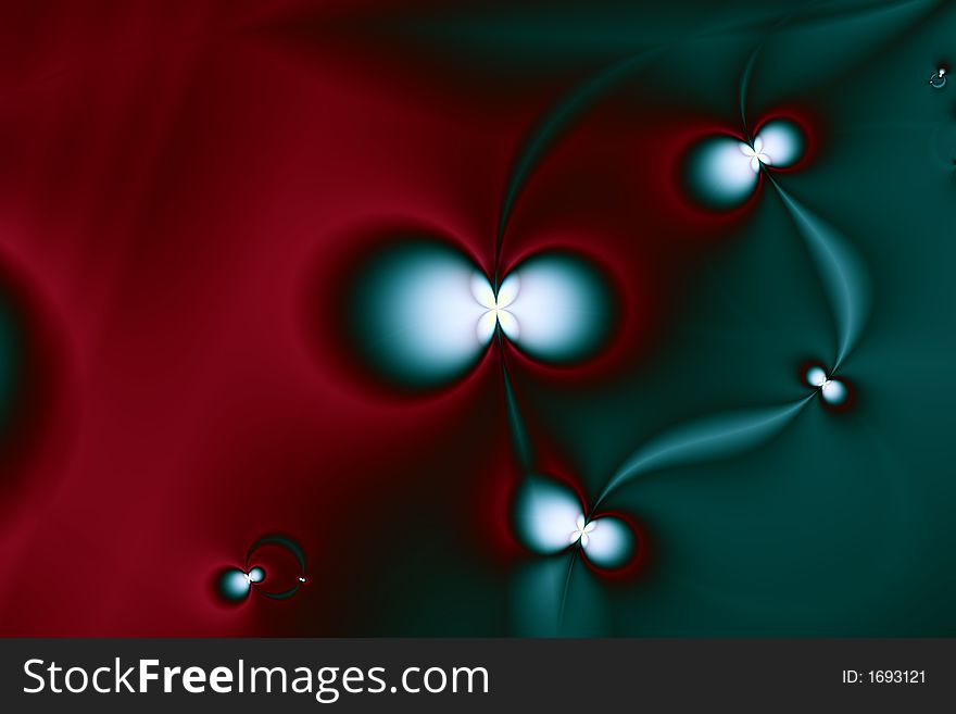Red And Blue Abstract Pattern Background