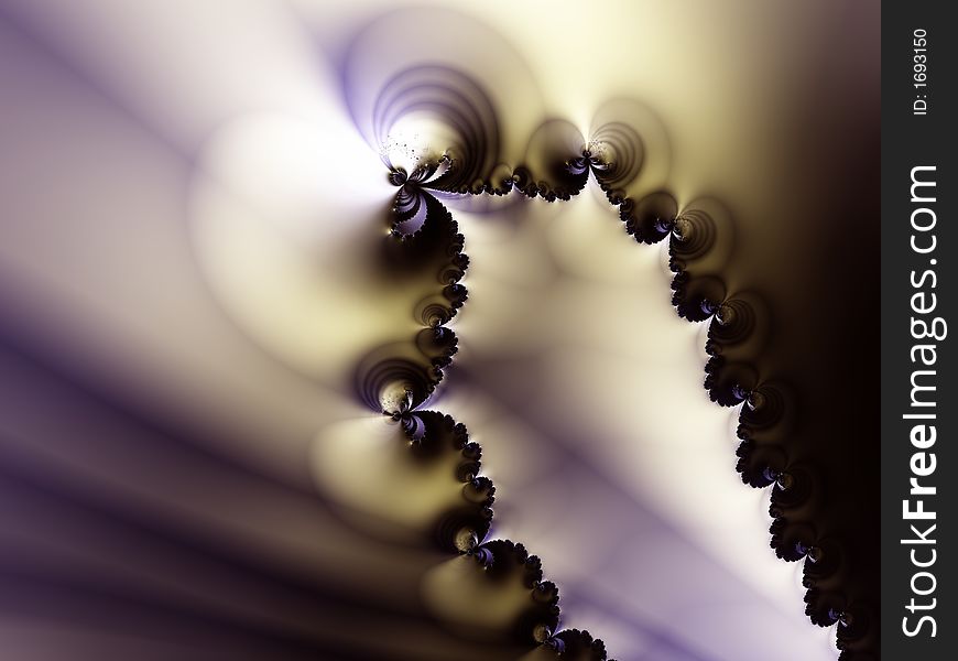 Purple Abstract Background Fractal Pattern