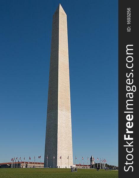 Washington Monument On A Clear Day