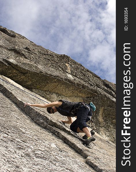 Women Climbing In Yosemite 2