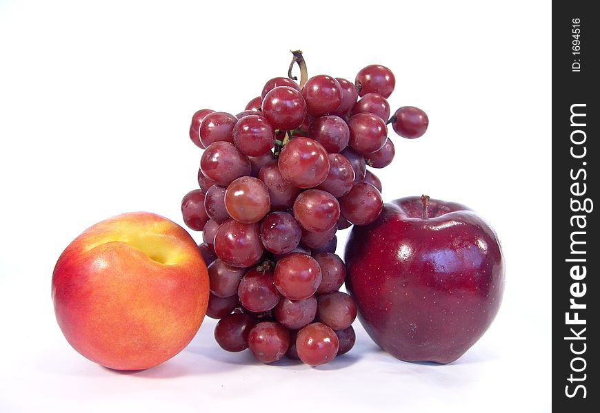 Apple, Apricot and Grapes