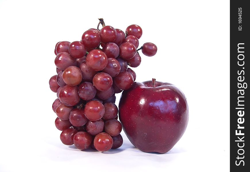 Apple and Grapes