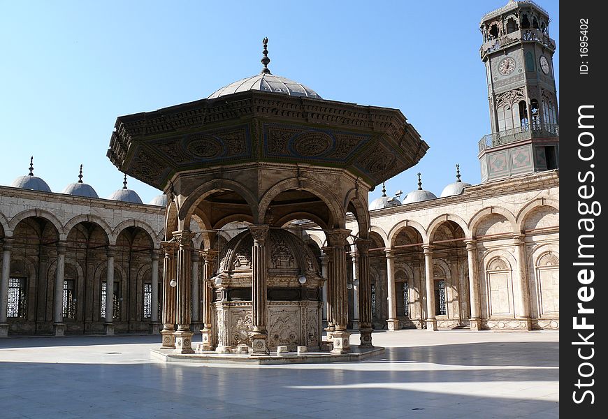 The Fountain of the Mohamed Ali Mosque in the Citadel of Cairo. The Fountain of the Mohamed Ali Mosque in the Citadel of Cairo