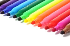 Colored Marker Pen Royalty Free Stock Image Colored Marker Pen Royalty Free Stock Image