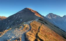 Footpath In High West Tatras Stock Images