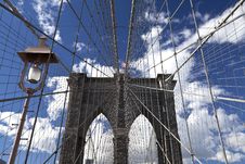 Manhattan Bridge Royalty Free Stock Photography