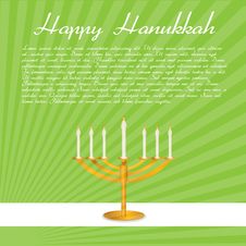 Happy Hanukkah Card Stock Images