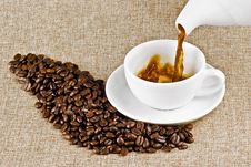 Pouring Coffee Stock Photos Pouring Coffee Stock Photos