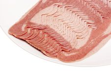 Raw Bacon Royalty Free Stock Image