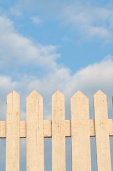 White Wooden Fence Stock Photo White Wooden Fence Stock Photo