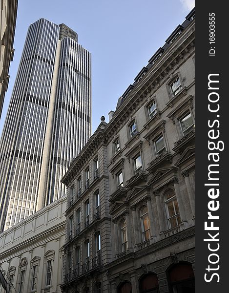 Tower 42, also known as the NatWest building in the City of London