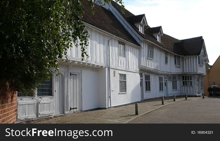 The Lavenham Guildhall is a Tudor building in the heart of the remarkably preserved medieval village of Lavenham. It is a stunning early 16th-century timber-framed building, operated by the National Trust