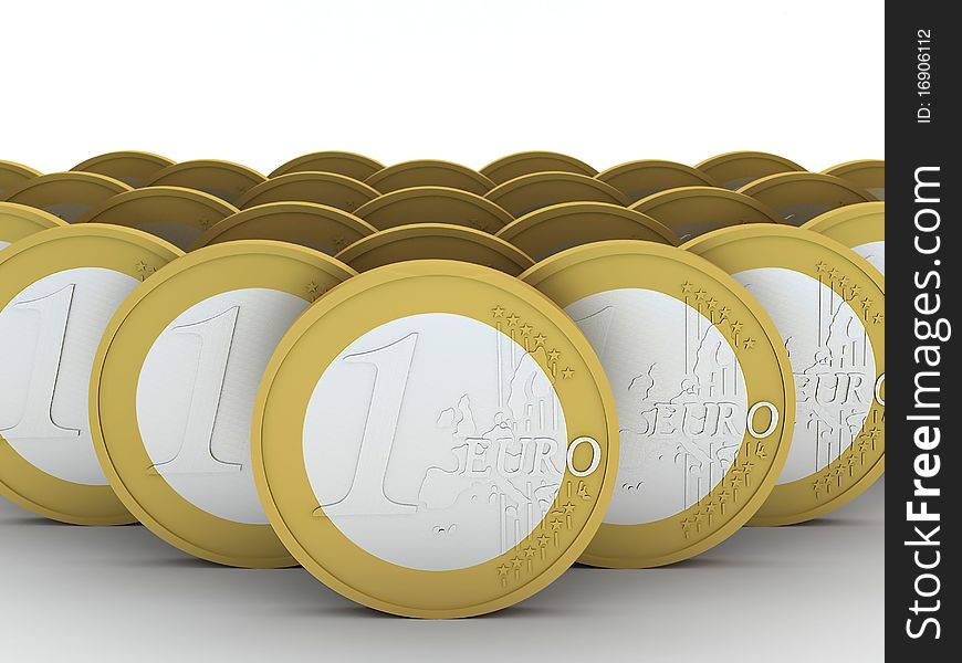 Euro coins