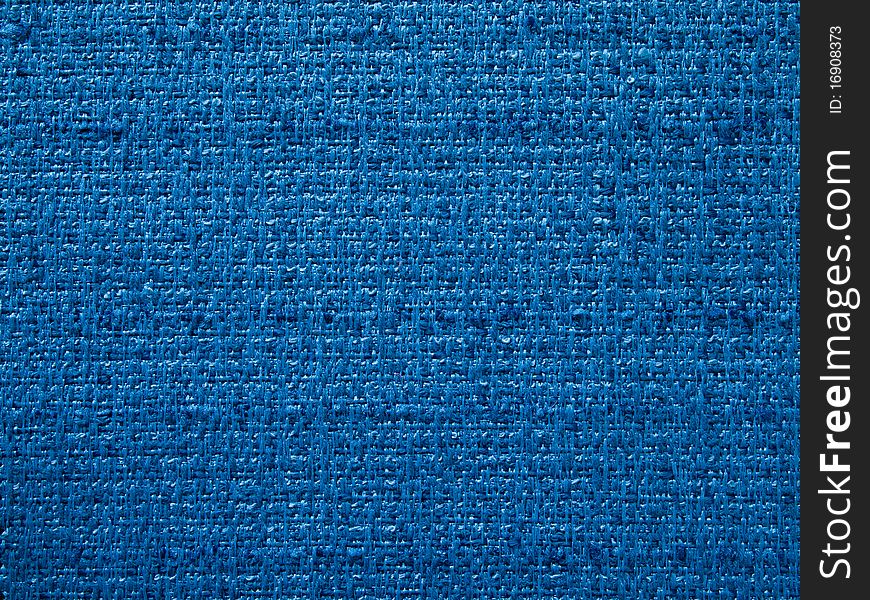 Blue fabric for interior design