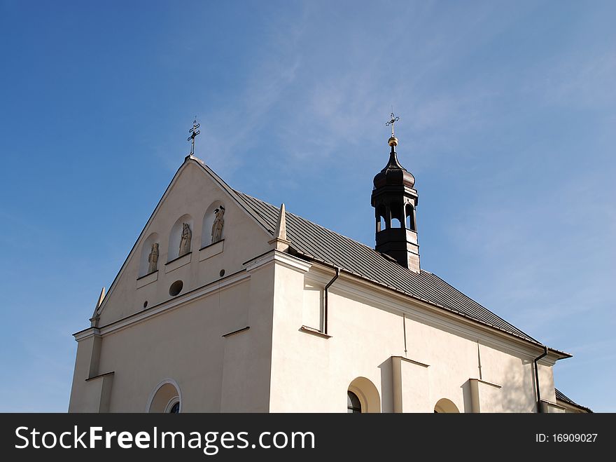 Old christian church in New Slupia, Poland. Old christian church in New Slupia, Poland.