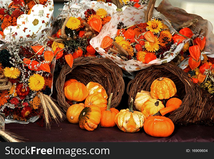 Pumpkin Harvest Arrangement