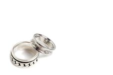 Two Metal Rings Royalty Free Stock Photography