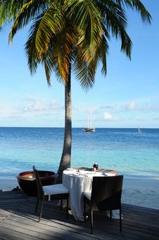 Mirihi Island Resort In The Indian Ocean On The Ma Royalty Free Stock Photography Mirihi Island Resort In The Indian Ocean On The Ma Royalty Free Stock Photography