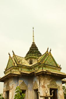 Green Temple Stock Photo