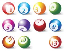 Pool Balls Against White Royalty Free Stock Photo Pool Balls Against White Royalty Free Stock Photo