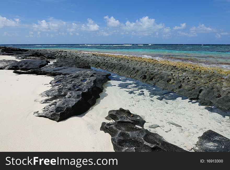 Mirihi Island Resort in the Indian Ocean on the Maldives