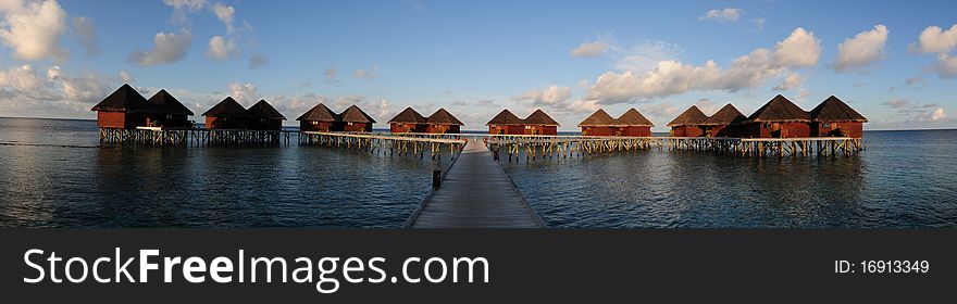 Mirihi Island Resort in the Indian Ocean on the Maldives