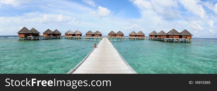 Mirihi Island Resort in the Indian Ocean on the Maldives