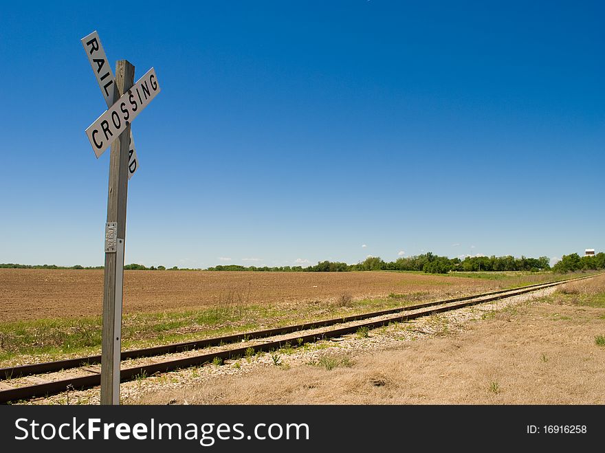 An old railroad in the heart of the midwest. An old railroad in the heart of the midwest