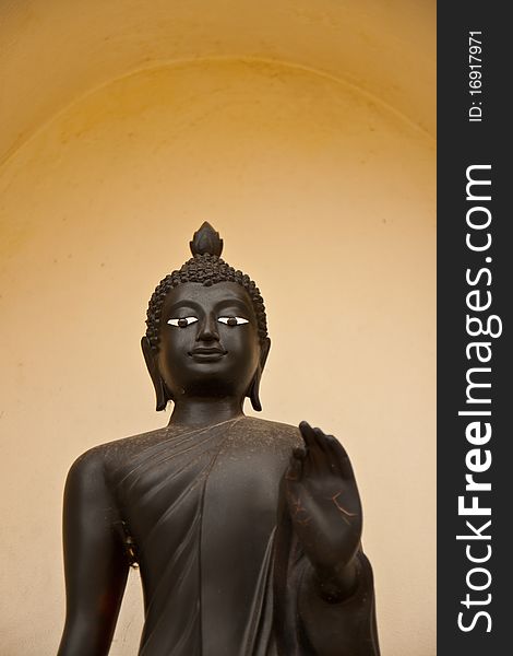 Black Monk Statue